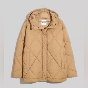 Madewell Holland Quilted Puffer Jacket medium